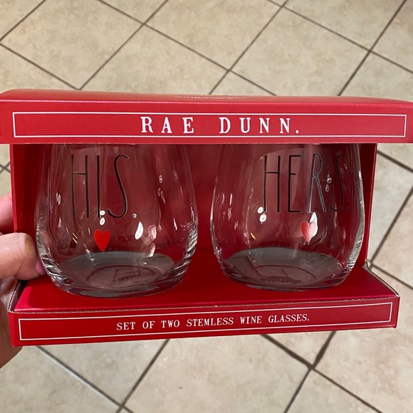 Rae Dunn Wine Glasses